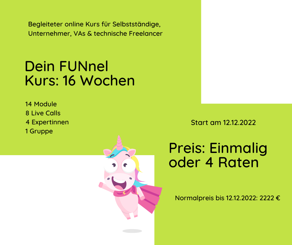 Funnelkurs Dezember